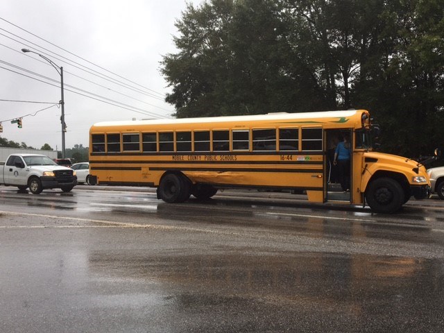 No Students Injured In Mobile School Bus Crash - Fox10 News 