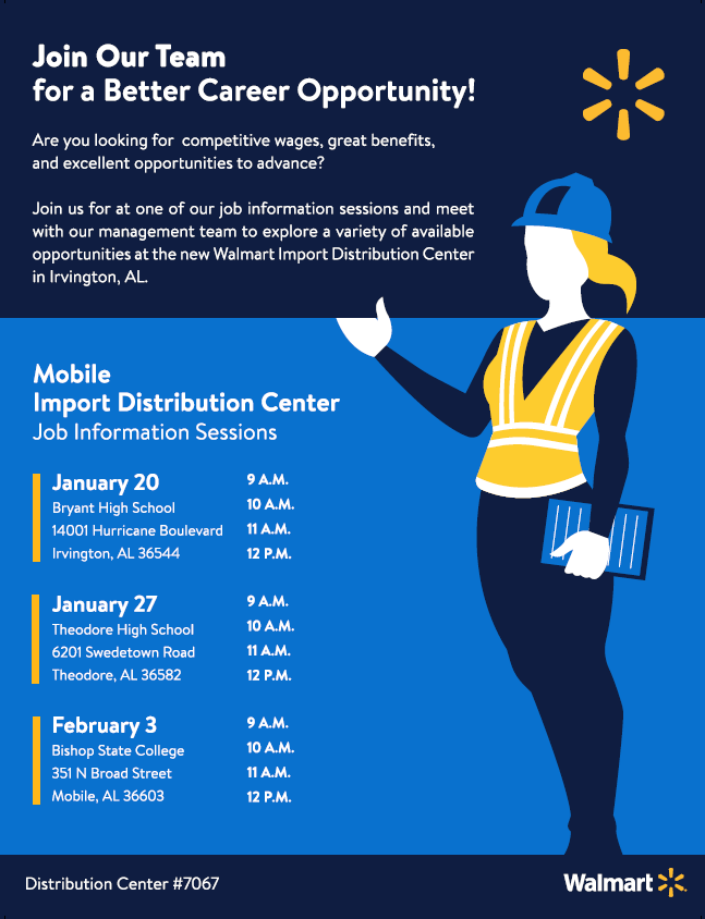 Walmart announces hiring plans for Mobile Distribution Center FOX10 News WALA